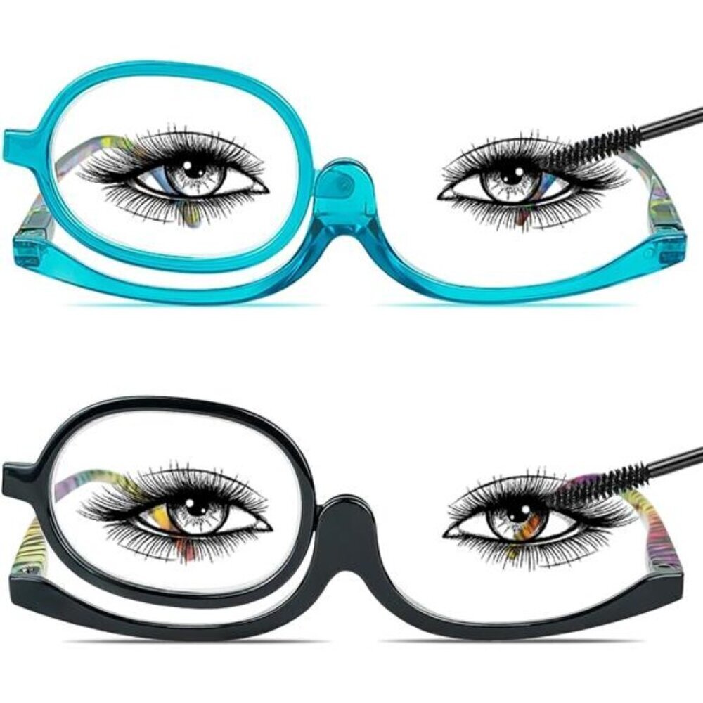 2-Pack Makeup Application Glasses – Magnifying Eyewear for Precision X2.0 Mag